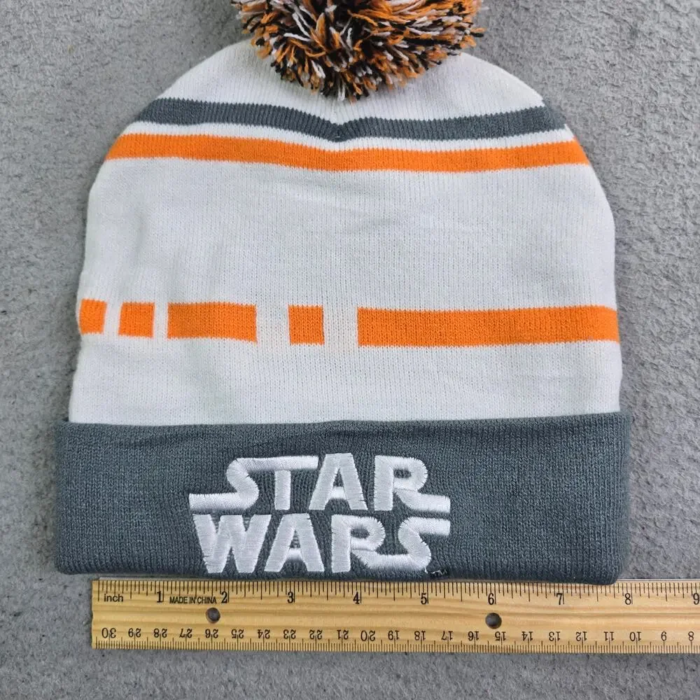 Detroit Tigers‎ Star Wars BB-8 Youth Winter Hat Puff Ball Knit Droid Beanie MLB